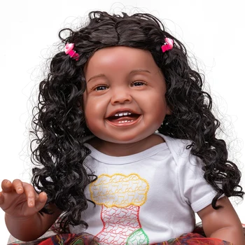 NPK 68СМ Mila Reborn малыш принцесса девочка огромная кукла ручной работы Популярная наша кукла Happy Baby высококачественный подарок в черной коже