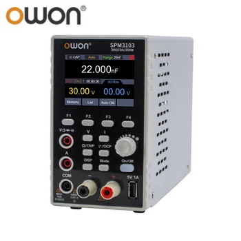 OWON SPM Источник питания постоянного тока Мультиметр 2-в-1 30 В/60 В 5A/10A 1CH CV CC Регулируемый источник питания 4 1/2 Цифровой мультиметр