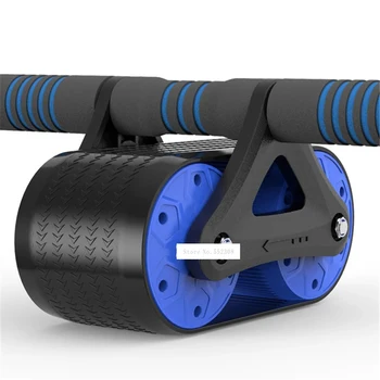 Rebound Power Roller Двойное колесо Ab Coaster Малошумное колесо для мышц живота Домашний тренажерный зал тренажер для живота Оборудование для фитнеса в помещении