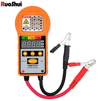 RuoShui 3015A Тестер автомобильных аккумуляторов Система зарядки Тестовая Рабочая нагрузка аккумулятора Внутреннее сопротивление 12 В Свинцово-кислотный автомобильный электроинструмент