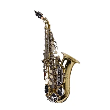 SEASOUND OEM Высококачественные Дешевые Никелевые Клавиши Curve Bell Сопрано-Саксофон JYSS100DLN