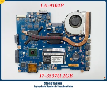 StoneTaskin CN-00P55V для Dell Inspiron 3521 5521 Материнская плата VAW00 LA-9104P I7-3537U I3-3217U I5-3317U 2 ГБ DDR3L Вентилятор радиатора