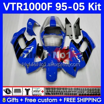 SuperHawk для HONDA VTR1000F VTR1000 186No.129 VTR 1000 F 1000F синий в наличии 1995 1996 1997 1998 1999 2000 01 02 03 04 05 Обтекатель
