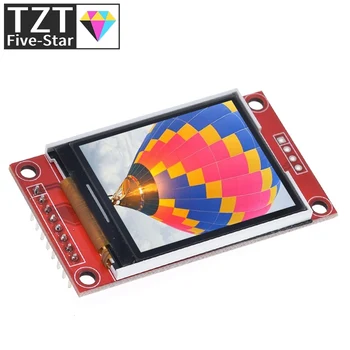 TZT 1,8-дюймовый TFT ЖК-модуль Модуль ЖК-экрана SPI serial 51 драйверы 4 драйвера ввода-вывода Разрешение TFT 128 * 160 Для Arduino