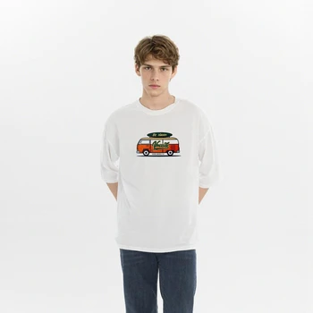 VMADE T50 230 г, футболка из плотного хлопка, Мужская футболка с принтами, Новая уличная одежда 2023 года, повседневная шикарная хип-поп