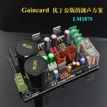 Weiliang Бесплатная доставка Плата Аудиоусилителя LM1875 Stereo Amplificador Gaincard GC Версия LM1875 Усилитель с Низким Уровнем Искажений Diy Наборы