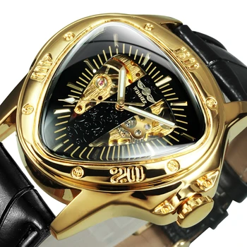 WINNER Автоматические часы мужские военные часы Мужские 2020 люксовый бренд со скелетонирующим циферблатом повседневные механические наручные часы в подарок часы женские