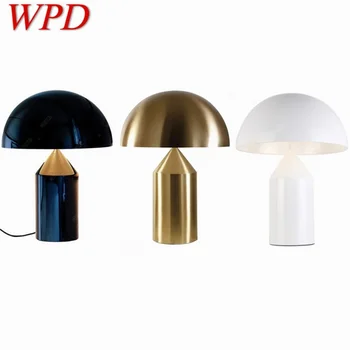 WPD Современная настольная лампа креативного дизайна Грибовидный прикроватный светодиодный светильник для дома