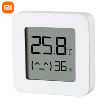 Xiaomi Mijia Bluetooth Thermometer 2 Беспроводной умный электрический цифровой гигрометр-термометр Работает с приложением Mijia