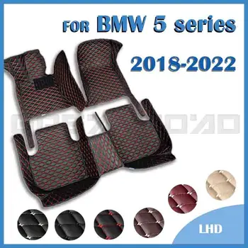 Автомобильные коврики для BMW 5 Серии/5 Series M sport G30 525i 530i 540i 2018-2022 21 20 19 Пользовательские автоматические Накладки для ног автомобильный чехол