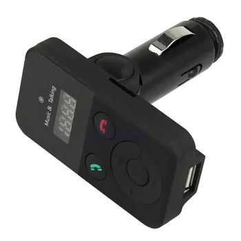Автомобильный пульт беспроводной громкой связи, Bluetooth-совместимый комплект FM-передатчика USB SD LCD R2LC
