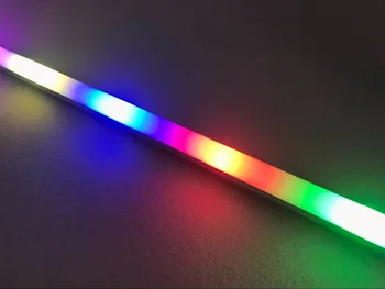 адресуемый полноцветный RGB 1m DC5V SK6812 светодиодный цифровой жесткий стержень; с матовым покрытием; 32pixels/60pixels/144pixels