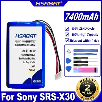 Аккумулятор HSABAT ID659 ID659B ST-06S 7400 мАч для аккумуляторов Sony SRS-X30, SRS-XB3, SRS-XB30, SRS-XB40