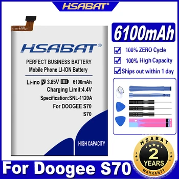 Аккумулятор HSABAT S70 6100mAh для DOOGEE S70 для аккумуляторов DOOGEE S70 Lite