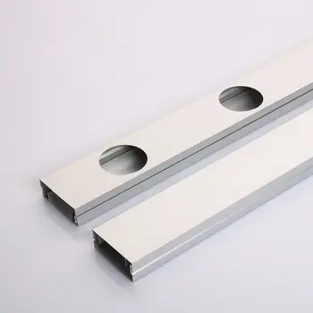 Алюминиевая дорожка (канал) для пиксельного модуля 5 см; открытое отверстие 50 мм, длина 1 м с 6/8/10 отверстиями; 62 мм * 23 мм * 1000 мм