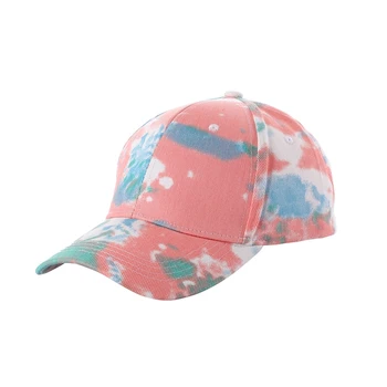 Бейсболка с регулируемым оттенком Tie Dye Унисекс, солнцезащитная модная весенне-летняя мужская шляпа для папы Snapback
