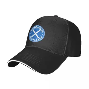 Бейсболка с шотландским флагом Эдинбурга, изготовленные на заказ шляпы, Пляжная шляпа большого размера, роскошная мужская шляпа, мужская кепка, женская