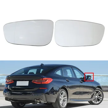 Белое Автомобильное Зеркало заднего Вида Со Сменным Стеклом Объектива Для BMW 3 5 6 7 8 Серии G20 G21 G30 G31 G38 F90 M5 G11 G12 G14 G15