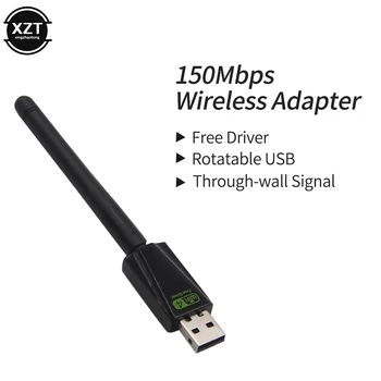 Бесплатный драйвер USB Wifi Adapter 150 Мбит/с Antena Wi-Fi USB Adapter RTL8188 Wi-Fi Dongle Беспроводная Сетевая карта WPS One Key Encryption