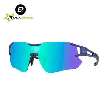 Велосипедные очки ROCKBROS с цветной поляризацией для бега на открытом воздухе, велосипедные очки, близорукость, мужские женские солнцезащитные очки, новые