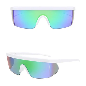 Велосипедные очки Модные солнцезащитные очки с защитой от ультрафиолета Ударопрочный материал ПК Велосипедные очки для улицы Велосипедное снаряжение