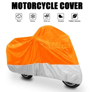 Водонепроницаемый чехол для мотоцикла, пылезащитный, непромокаемый, защищающий от ультрафиолета наружный защитный чехол для мотоцикла