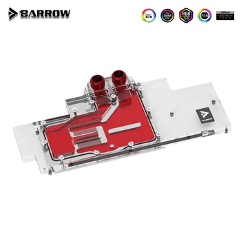Водяной блок графического процессора Barrow с Полным покрытием Для Видеокарты MSI RTX2080Ti GAMING X TRIO Cooler 5V ARGB 3PIN AURA SYNC BS-MSG2080TM-PA