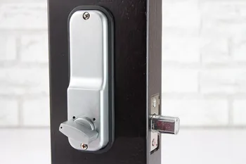 Всепогодный Механический Дверной замок без ключа - Матовый никель, OS388B