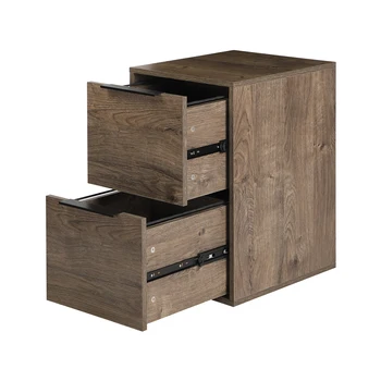 Деревянный картотечный шкаф с 2 выдвижными ящиками, Вертикальный картотечный шкаф для писем, Картотечные шкафы для домашнего офиса