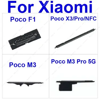 Динамик Для наушников Сетка От пыли Для Xiaomi Poco X3 X4 Pro X3 NFC Pocophone F1 Poco M3 Pro 5G EarSpeaker Пылезащитная Сетка Для Гриля