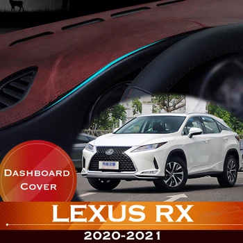 Для Lexus RX 2020-2021 Приборная панель автомобиля, Защитная накладка, Приборная платформа, Крышка стола, Противоскользящий коврик для приборной панели, Кожаные аксессуары