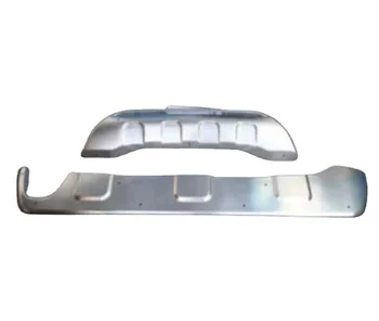 Для Mitsubishi ASX 2013 2014 2015 Автомобильный стайлинг, защита переднего и заднего бампера из нержавеющей стали, накладка на опорную пластину, подходит