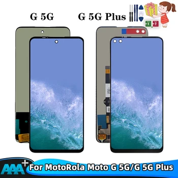 Для Motorola Moto G 5G Plus XT2075 XT2075-2 ЖК-дисплей С сенсорным Экраном Дигитайзер В сборе Для Moto G 5G XT2113-3 ЖК-дисплей