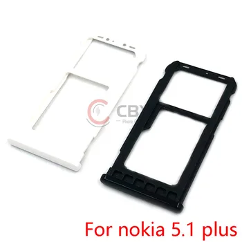 Для Nokia 5.1 plus Держатель лотка для sim-карты Гнездо для замены слота SD