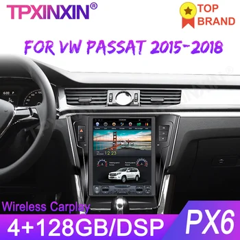 Для Volkswagen Passat 2015-2018, автомобильный GPS-навигатор в стиле Tesla Android 9, Стерео головное устройство, Мультимедийный плеер, Магнитола