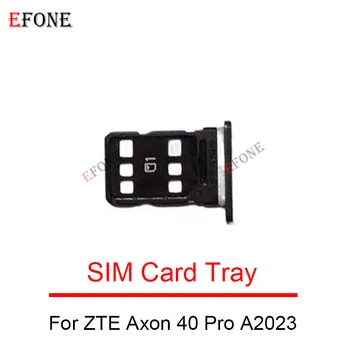 Для ZTE Axon 40 Pro A2023 Держатель лотка для sim-карты, слот для SIM-карты, гнездо адаптера, Запчасти для ремонта