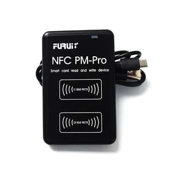 Дубликатор RFID-декодирования NFC Smart Chip Card Reader 13,56 МГц 1K s50 Клон Значка 125 кГц T5577 Token Tag Writer PM Pro Копировальный аппарат для ключей