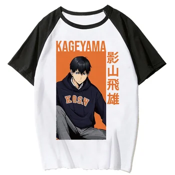 Женская футболка Haikyuu, забавная японская дизайнерская футболка, женская одежда из аниме и манги 2000-х годов