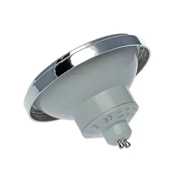 Затемняемые светодиодные лампы AR111 мощностью 10 Вт / 15 Вт G53 / GU10 с базой QR111 COB Spotlight Высокой мощности, встроенные Теплые Белые точечные светильники для освещения отелей.