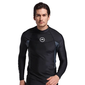 Защита от сыпи, мужская одежда для серфинга, Купальники с длинным рукавом, Быстросохнущий водолазный костюм Для подводного плавания, сохраняющий тепло, Каякинг, Защита от солнца