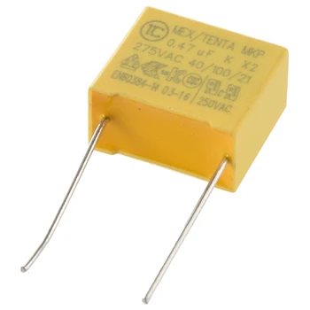 Защитные конденсаторы из полипропиленовой пленки переменного тока 275 В 0,47 МКФ 100 шт
