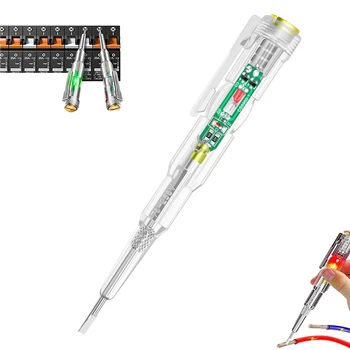 Интеллектуальная ручка-тестер напряжения, мощность 70-250 В, Детектор напряжения, тестовый карандаш для детектирования электричества со светодиодной индикаторной лампой