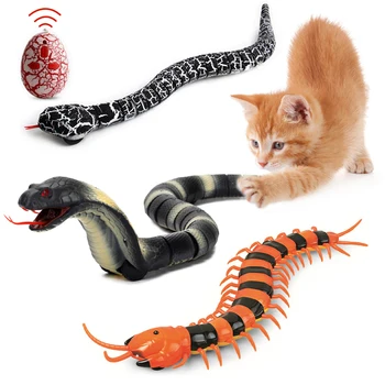 Интеллектуальная Сенсорная Интерактивная Игрушка Snake Cat Автоматическая Электронная Игра-Дразнилка Snake Cats с USB-Аккумулятором Для Домашних Животных, Котенка, Собаки, Сенсорной Игрушки