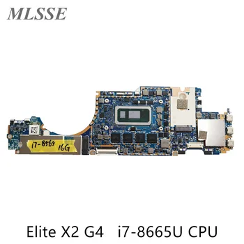Используется для материнской платы ноутбука HP Elite X2 G4 L67395-001 L67395-601 с процессором i7-8665U 16 ГБ оперативной памяти EPM20 LA-G931P 100% Протестировано