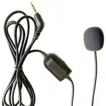 Кабель для наушников VoIP с микрофоном для игровой гарнитуры Boompro V-MODA Crossfade M-100 LP LP2 M-80 Аудио-Линия с отключением звука 
