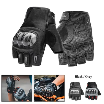Карбоновые мотоциклетные перчатки, гоночные перчатки, мужские и женские зимние и летние перчатки для мотокросса, перчатки на полпальца, guantes moto