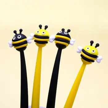 Креативная Гелевая ручка Funny Bee, Силиконовая Пластиковая ручка для подписи, Милые Канцелярские принадлежности для студентов, Подарки для детей