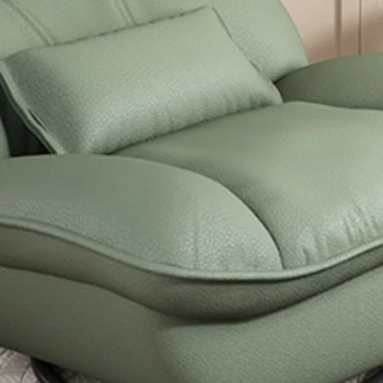 кресло с откидывающейся спинкой для гостиной, мобильное эргономичное кресло для представительских мероприятий, Пушистая удобная модная мебель Sillas Nordic