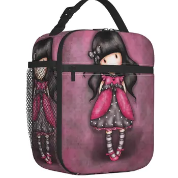 Кукла Санторо Горжусс Изолированные сумки для ланча для женщин с аниме-девушкой, сменный кулер, термобокс для Бенто, Работа, школа, путешествия