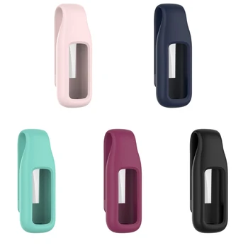 Металлический ремешок с зажимом для Fitbit- роскошный браслет для смарт-часов, портативный водонепроницаемый защитный чехол для чехла